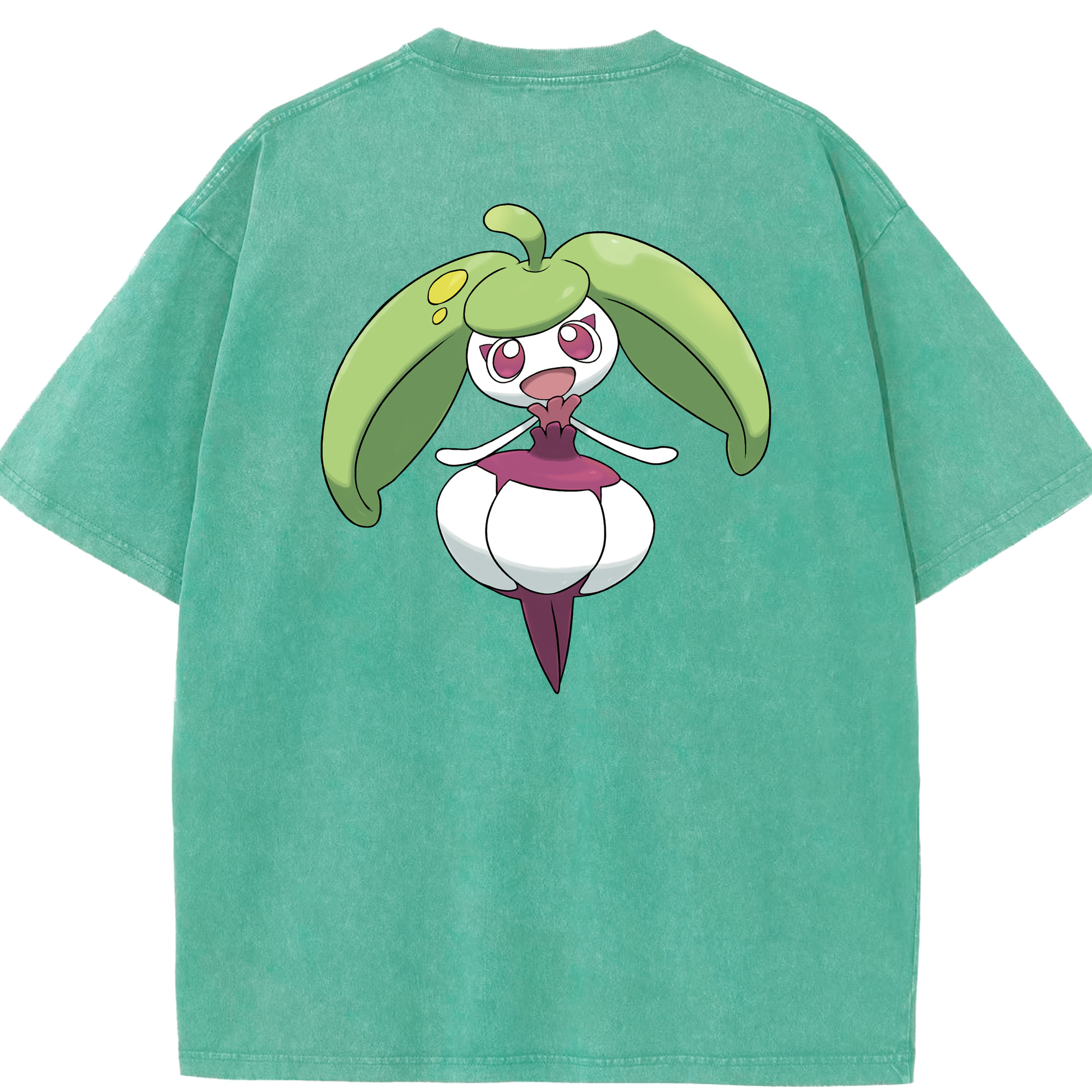 （画像用） ポケットモンスター Pokémon 綿100% ヴィンテージ風 半袖Tシャツ（背面プリント）